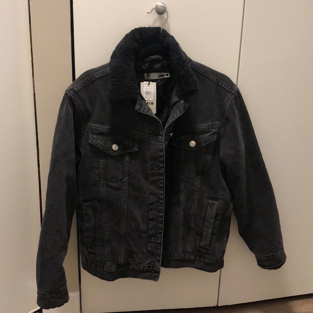 Black denim/jean jacket